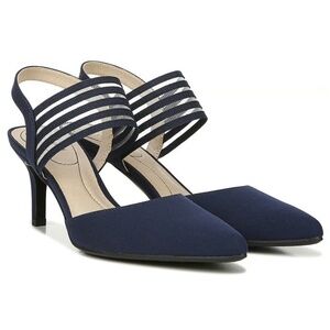 LifeStride Sanya Women's Soft System Pump Navy Blue Unworn 8.5